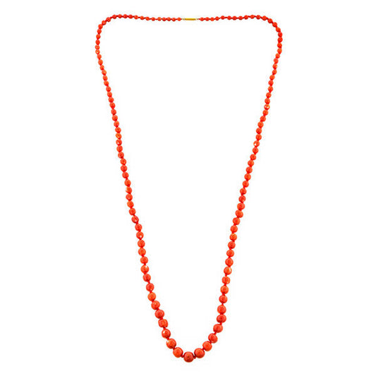 Antique Coral Bead Necklace